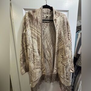 Lucky Brand Fringe Sweater